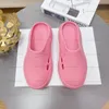 Foam Slipper Designer Summer Mens Womens Slippers Solid Color Beach Flat Heels Lady Slides Sandals Shoes With Box Size 35-45