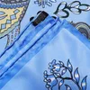 Manuelle à main rouleuse en serre de soie écharpe femmes floral patchwork imprimer carré foulard écharpes fousiche