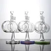 Glass Water Pipes Infinity Waterfall Hookahs Invertible Gravity Oil Dab Rigs Tobacco Bongs 14mm Female Joint With Bowl XL-2061