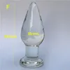 Crystal Glass Anal Plug Beads Butt Dilatador Balls Expander Small Dildo sexy Toys For Women Men