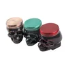 Smoking Accessories 66mm Zinc Alloy Smoke Grinder Skull Shape Tobacco Grinders 3-Layer Herb Crusher Handmade Cigarette Tools Gifts ZL1146