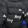 Tasarımcı Down Ceket Erkekler Kirci Ceketler Kış Mektubu Baskı Parkas Pamuk Katlar High Street Casual Tutkic Dış Giyim