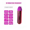 Nxy Eggs Bullets 10 Frequency Mini Usb Charging Bullet Vibrator 220616