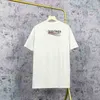 Summer T-shirts Bal Herrkvinnor Designer Spring Paris Loose T-shirt Casual Luxury Clothing Streetwear Shorts Sleeves Polo Storys S-XL 5S1