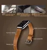 Cinturini intelligenti a doppio giro per cinturino Apple watch 41mm 45mm 44mm 40mm 42mm 38mm Bracciale cinturino cinturino in vera pelle testurizzata da donna di lusso serie iWatch 7 3 4 5 se 6 2 1 stra