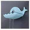 Whale-shaped punch-free soap rack bathroom drain box toilet rack punch-frees wall hanging racks household suppliess