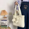 Women's Shoulder Winter Big Shopper Bag Handväskor Högkvalitativ quiltning Purses Brand Designer Stora kapacitet Tygväskor 220512