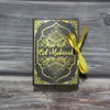 20/10Pcs Ramadan Gift Boxes Quran Book Shape Design Candy Cookies Packaging Box for Eid Mubarak Islamic Muslim Decor 13 cm 220420