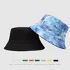 夏の両面ウェアラブルカラフルな漁師帽子キャップサンシェードビーチバケツ女性男性のための帽子