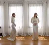Dolman Sleeves 바이어스 컷 아르 데코 실크 크레페 긴 슬리브 인어 컨트리 신부 가운 빈티지 1930의 웨딩 드레스