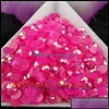 Rhinestones Loose Beads Jewelry 5000Pcs/Bag Ss16 4Mm 10 Color Jelly Ab Resin Crystal Flatback Super Gl Dhtiy