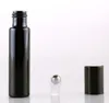 10ml ROLL ON GLASS BOTTLE Black Gold Silver Fragrances ESSENTIAL OIL Perfume Bottles With Metal Roller Ball