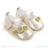 Baby First Walkers Zapatos Niñas Niñas Calzado Mocasines Caminando suave Botines recién nacidos Use princesa Sole Bow E1098