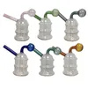 Pocket Tower Burner Bubblers Kit de tubo de mão Percolator Difusor Tubos de água Bongoh BONGS Bubbler Smart Recicle filtro Mini dispositivo de fumação portátil