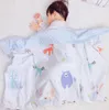Cobertor de algodão Soft Ar condicionado Cobertor Crianças Flor Impresso Crianças Bebê Conforto NAP Cobertores Chindergarten Quilt 75 * 110 cm GCA13116