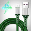 For Xiaomi Huawei Samsung Type-C Data Cable Quick Charger 5A Usb C Fast Charging Micro Usb Wire Phone Cord 11 Pro 1