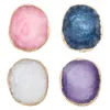 DIY Nailss Tracments Art Tool Tool Quality Painting Color Plate Resin Natural Agat