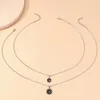 Pendant Necklaces Fashion 520 Clock Couple Necklace Creative Women And Men Keepsake A Pair Of Collarbone ChainsPendant