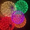 Dizeler LED açık su geçirmez asılı ağaç çelenk 20/30cm rattan topu ışık ipi peri bahçe sokak düğün partisi dekorasyon