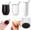 Rubber Tumbler Bottoms Sublimation Tumblers Mats Silicone Bottom Adhesive Protective Coasters for Wine Glasses Pads Thin Flats and Skinny Cups