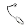 Nxy Cockrings 40 45 50mm Anelli per pene con plug anale Anello per pene in metallo Bdsm Scroto Ano Barella Giocattoli sessuali per uomini Masturbatori 220505