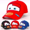 2-8 jaar Boy Girl Spring Summer Children Cartoon Sun Hat Pixar Car Lightning 95 Kinderen Populaire hiphop verstelbare honkbal cap 30 stcs groothandel