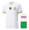 Jerseys de football Jersey Ghana Mens Team National 22 23 Thomas Schlupp J. Ayew Kudus Home White Away Yellow Black Football Shirt Short