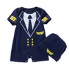 2022 NOUVEAUX ensembles de vêtements Baby garçon de haute qualité Coton à manches courtes Cartoon Imprimé chemise Single pour garçons 0-2 ans