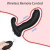 Rolling & Vibrating Male Prostate Massage Remote Control Anal Plug & Butt Plugs for Man G-Spot Stimulate Gay Anal Sex Toys 220412