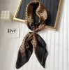70-70cm Designer Letters Floral Silk Scarf Headband for Women Fashion Long Handle Bag Scarves Paris Shoulder Tote Luggage Ribbon Head Wraps