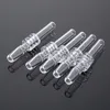 Whoesale 100% Quartz Nails Smoking Accessories 10mm 14mm 18mm Male Joint For Mini Nectar Collector Banger Nail Quartz Tips Dab Straw GQB19