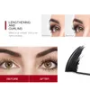 Mascara 3D Silkfiber fransar svart vattentät långvarig pisk tjock mascaras långa ögonfransar förlängning grossist