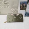 Mode Geldbörsen ZIPPY WALLET Lange M204 Tasche Frühling in der Stadt Farbverlauf Monogramme Drucken Leder Geldbörse Frauen Luxus Designer Clutch Tasche