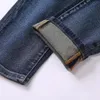 L7 Toppkvalitet Mens Designer Jeans för män och kvinnor modemärke lyxiga byxor smala fit motorcykel hiphop denim byxa herrkläder kläder