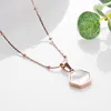 Pendant Necklaces Anti-allergy And Non-discoloration Friar Geometric Hexagonal Titanium Steel Clavicle Necklace