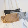 Kosmetiktaschen Hüllen Damen Tasche Strass Clutch Luxus Silber glänzend Kristall Dinner Party Hochzeit Geldbörsen HandtascheKosmetik