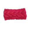 17 couleurs enfants tricoté bandeaux filles nouveau concepteur bandeau hiver doux élastique bandeau bonbons à la main Crochet bandeaux