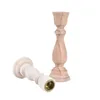 Candlesticks Holders Retro Wood Classic Wedding Decoration 220809