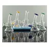 2022 latest arrival Hookahs Glass Water Bongs Colorful Pipes Heady Mini Pipe Dab Rigs Small Bubbler Beaker recycle bong