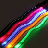 Dog Collars & Leashes Pet Supplies LED Cat Leash Night Safety Glow Flashing Lighting Up 120cm Nylon Leads For Collar 7 ColorDog