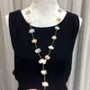 Pendentif Colliers 15-16mm Baroque Perle Chandail Chaîne Mixcolor Keshi Long Collier Femmes Bijoux CadeauxPendentif