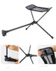 Folding Moon Chair Foot Rest Portable Outdoor Chair Extendable Footrest Beach Fishing Recliner Footrest H220418