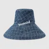 Letras de marca Denim Designer Bucket Hat Homens Designers Bonés de Beisebol Chapéus Masculino Feminino Chapéu de Aba Larga Moda Chapéu de Sol Casquette Esporte Boné de Golfe