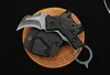 Mini olecranon garra karambit faca d2 lâmina g10 lidar com bolso tático lâmina fixa caça pesca EDC sobrevivência ferramenta facas A3978