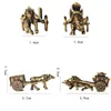 Dekoracje wnętrz vintage ornament byka pull figurki miedzi Chińskie folk feng shui rzemieślnicze akcesoria domowe przynoszą szczęście