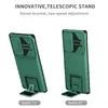 Shockproof Hybrid Kickstand Hard Armor Cases For Samsung Galaxy S22 Ultra S21 S20 FE Note 20 A73 A53 A33 A13 A22 A03S Slide Lens Protection Bracket Phone covers