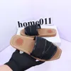 Luxury Brand Sandals Designer Slippers Slides Floral Brocade Genuine Leather Flip Flops Women Shoes