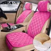 Plush Car Seat Covers Universal Winter Warm Seat Cushion Pad Mat Protector Automobiles Interior Covers Auto Accessories Styling H220428