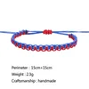 Восковая струна тканые браслеты для женщин 14 Цветов Многослойный тканый браслет дружбы Bohemia Brangle Gift Jewelry