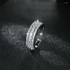 Eheringe Marquise Weiß Zirkon Ring Luxus Kristall Kleiner Stein Antike Goldfarbe Verlobung Für Frauen Eröffnung Schmuck Hochzeit